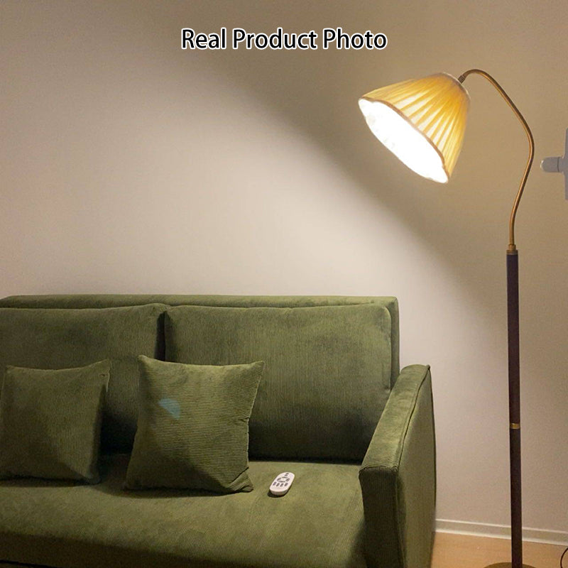Japanese Vintage Flower Solid Floor Lamp