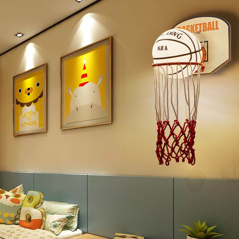 Cartoon Basketball Wall Lamp