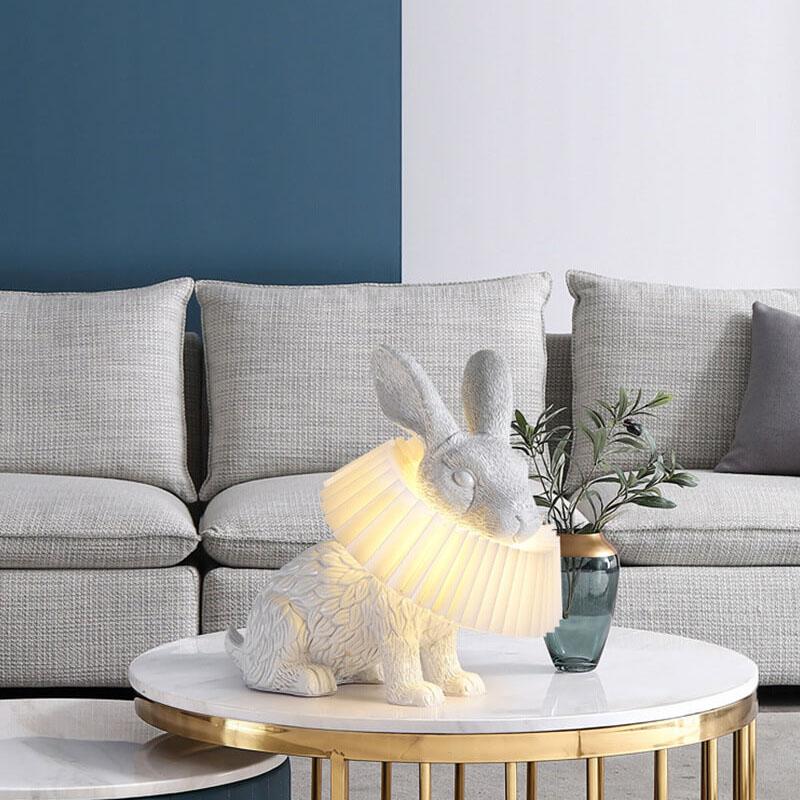 Resin Rabbit Table Lamp