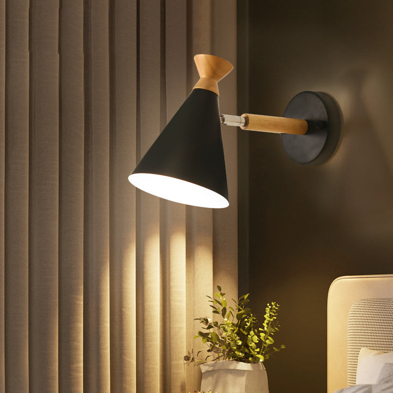 Bell Wood Wall Lamp