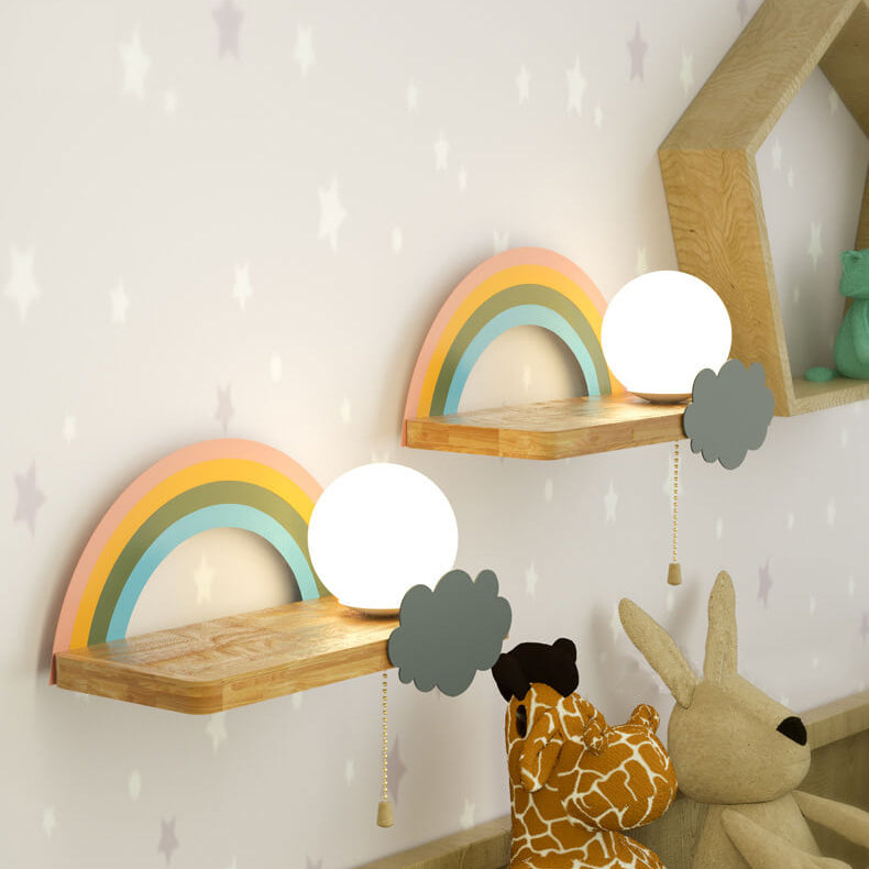 Cartoon Rainbow Wall Lamp
