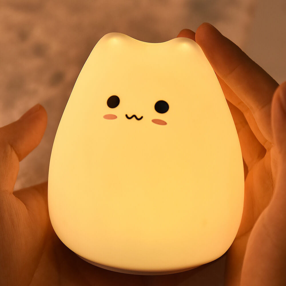Cat Night Silicone Cat Table Lamp