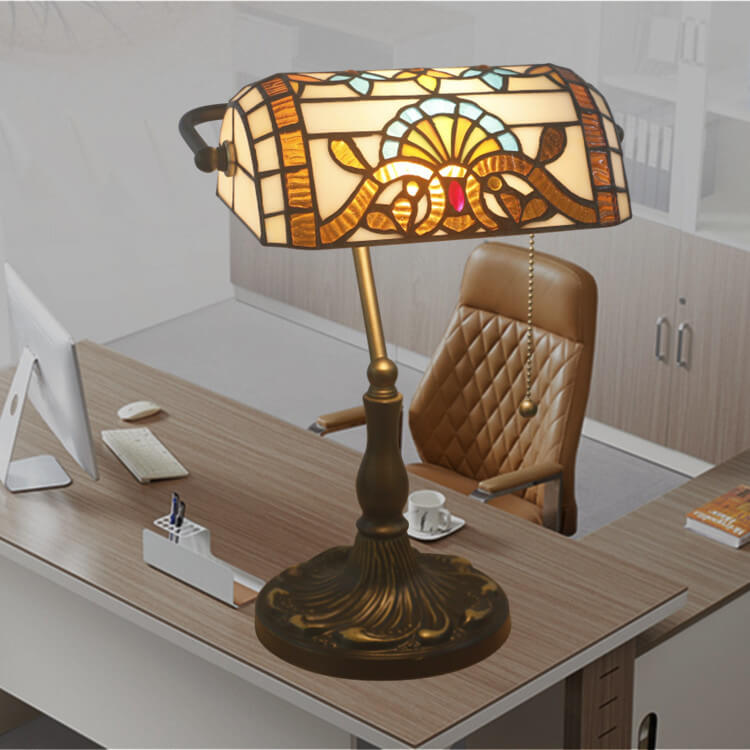 Stained Glass Zipper Switch Table Lamp