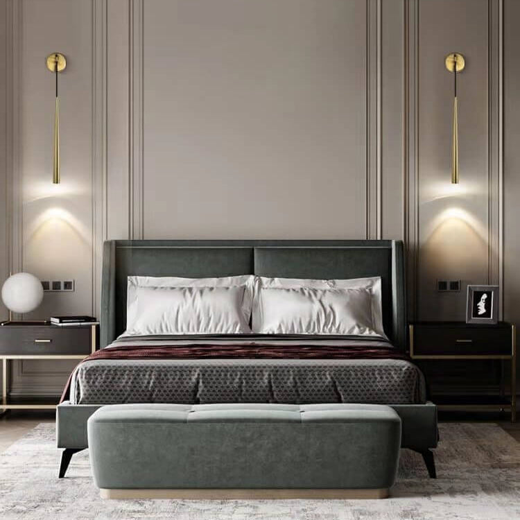 Long Strip Gold Wall Lamp