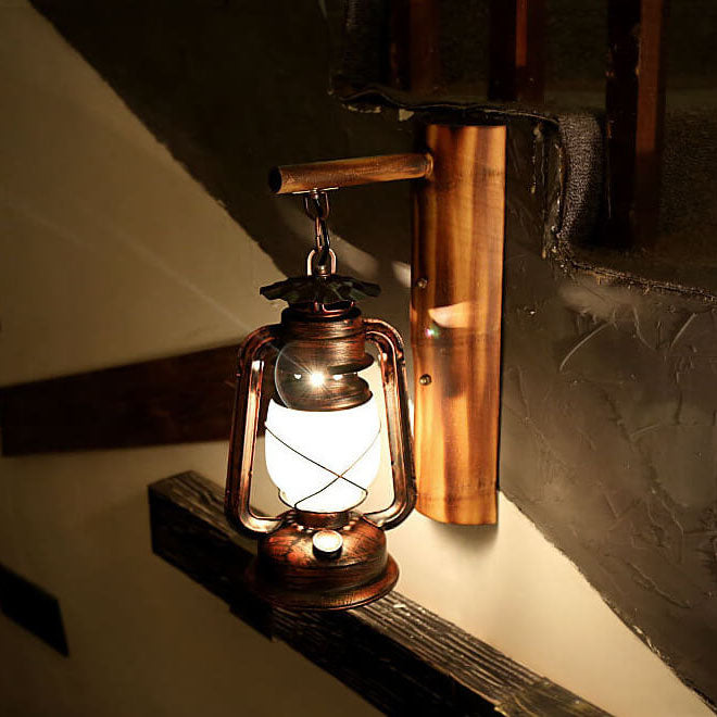 Horse Lantern Iron Outdoor Light