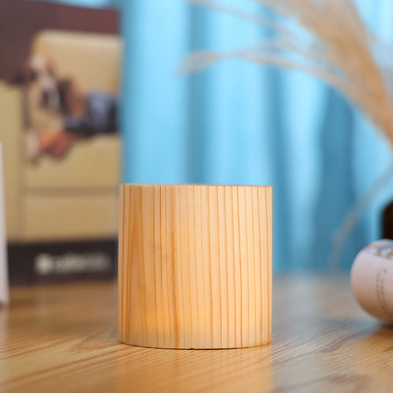 Wood Touch Night Table Lamp
