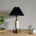 Pleated Column Table Lamp