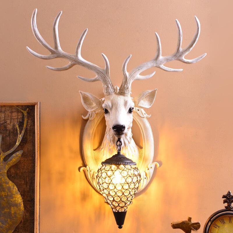 Antler Fruits Resin Wall Lamp
