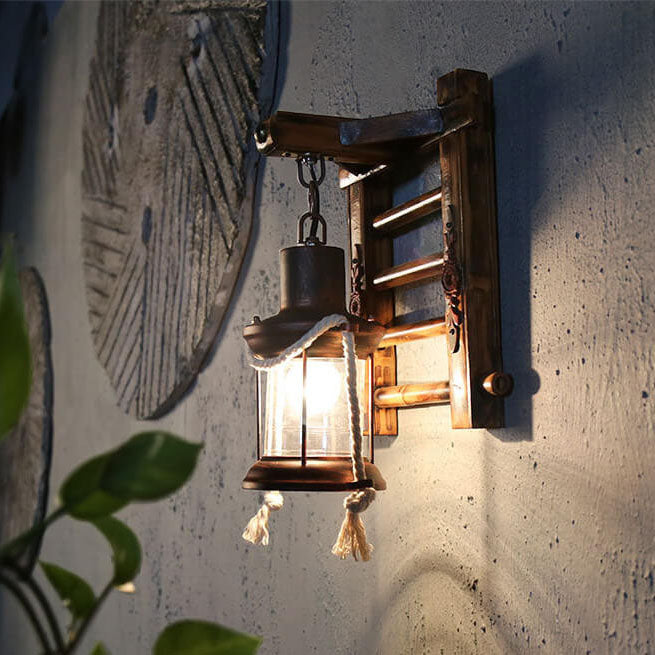 Kerosene Bamboo Weaving Outdoor Light