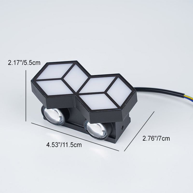 Aluminum Acrylic Lozenge Patio Outdoor Light