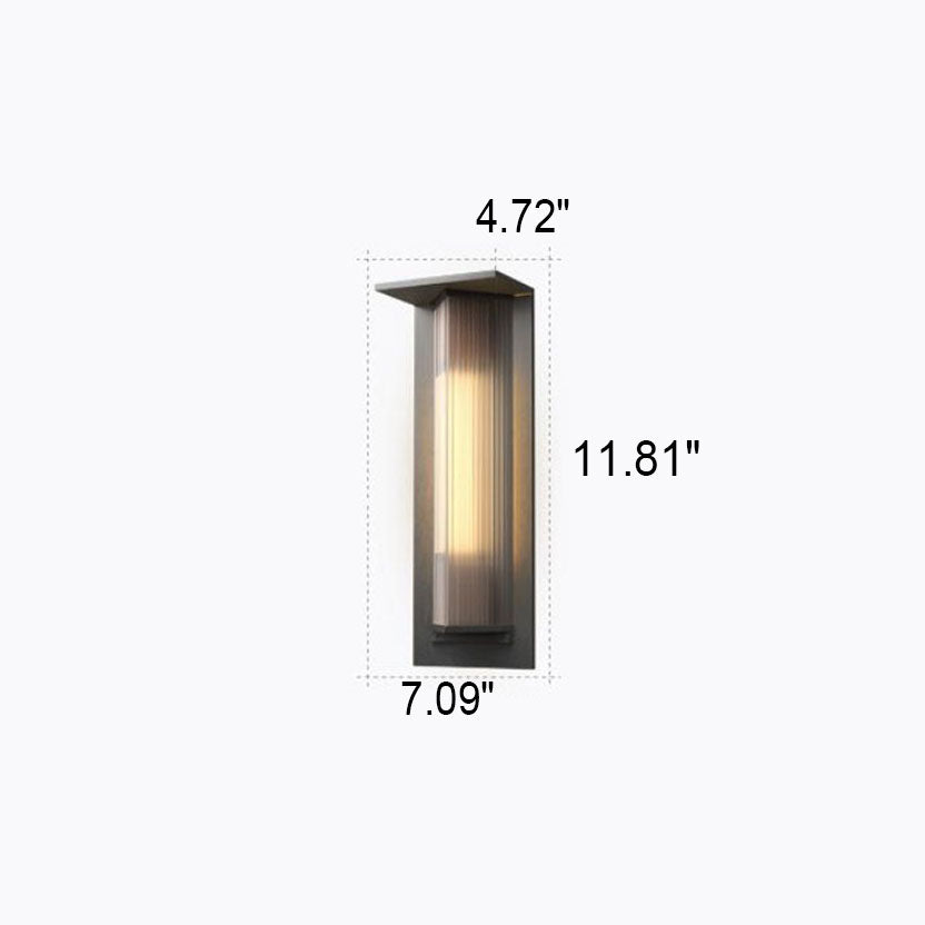 Aluminum Glass Outdoor Light