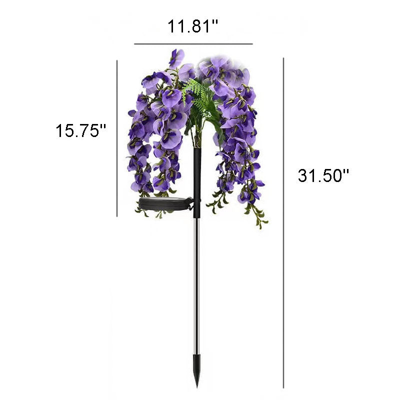 Simulation Wisteria Lawn Decorative Outdoor Light