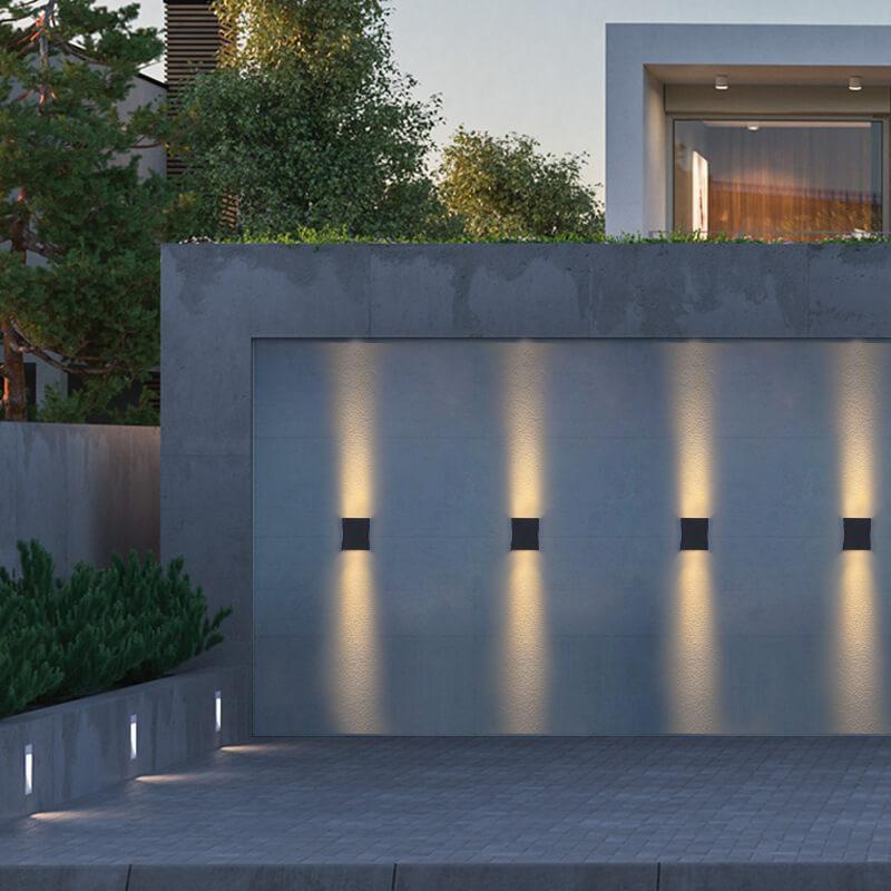 Square Aluminum Outdoor Light