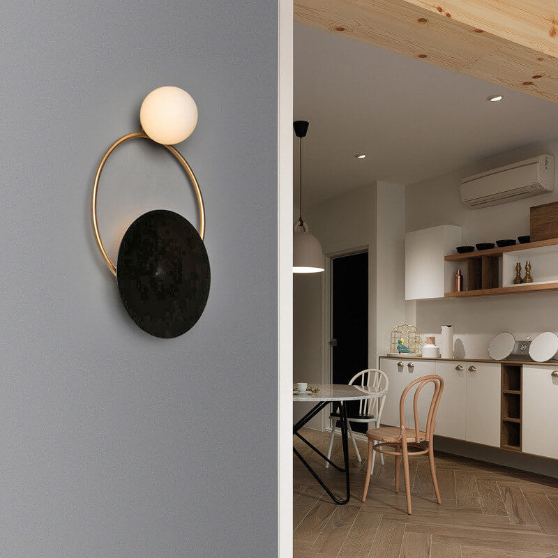 Metal Circle Wall Lamp