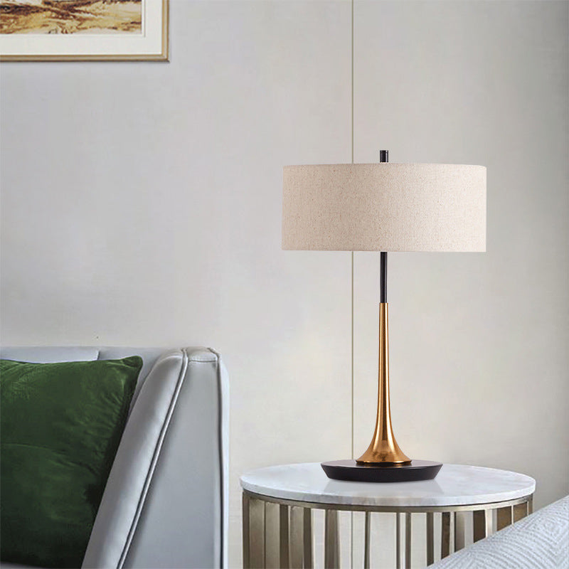 Column Fabric Table Lamp