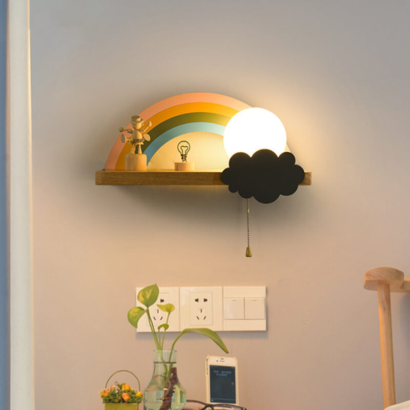 Cartoon Rainbow Wall Lamp