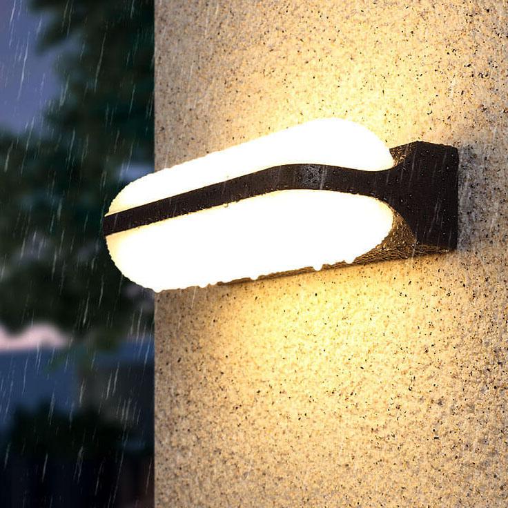 Cylinder Ring 1/2 Outdoor Light