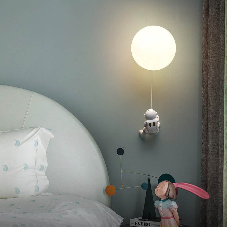 Moon Astronaut Wall Lamp