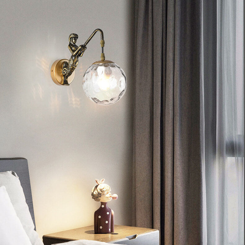 Mermaid Orb Wall Lamp