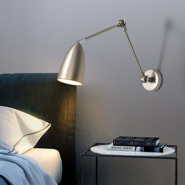 Swing Arm Rotating Retractable Wall Lamp
