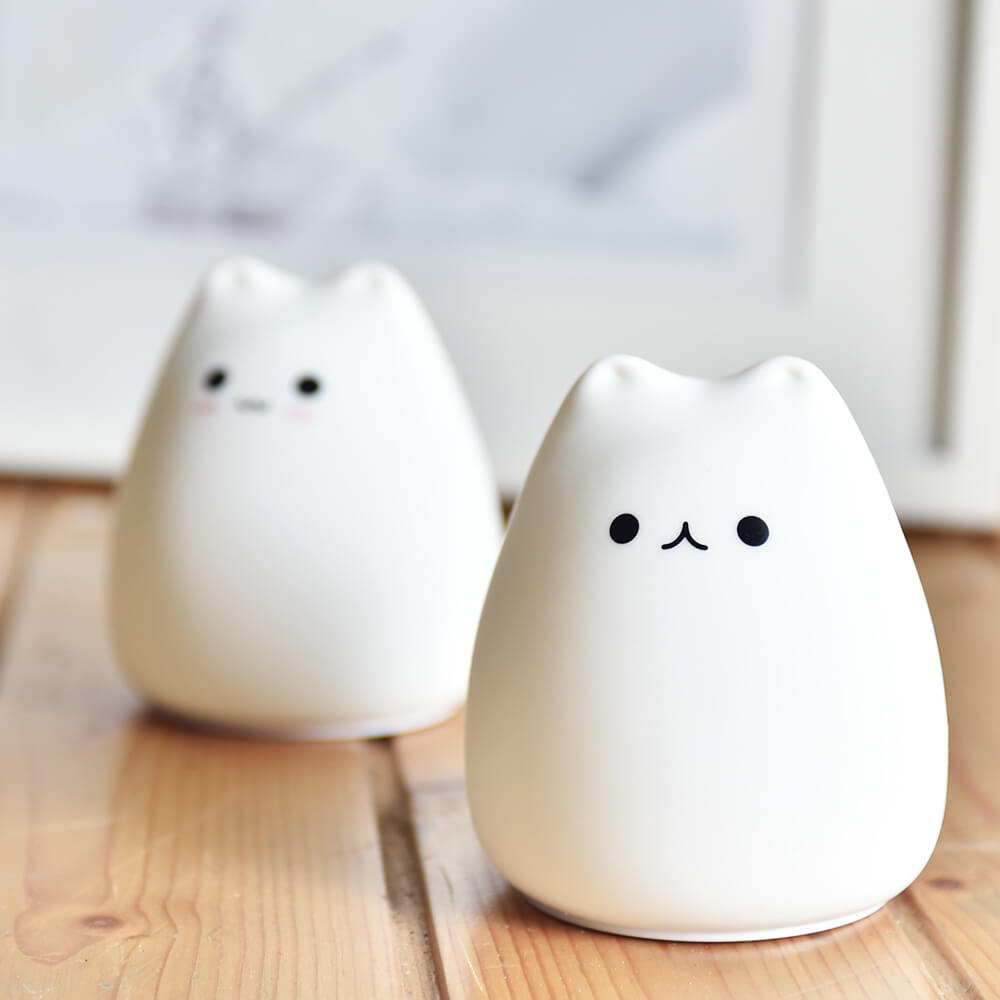 Cat Night Silicone Cat Table Lamp