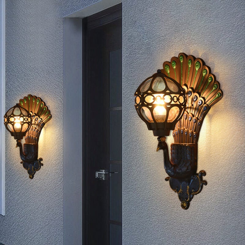 Peacock Outdoor Light
