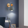 Macaron Dome Wooden Chassis Wall Lamp