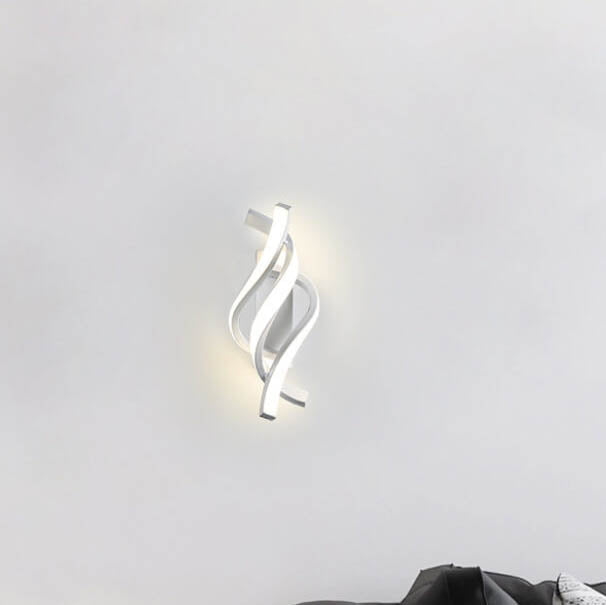 Spiral Bedroom Wall Lamp