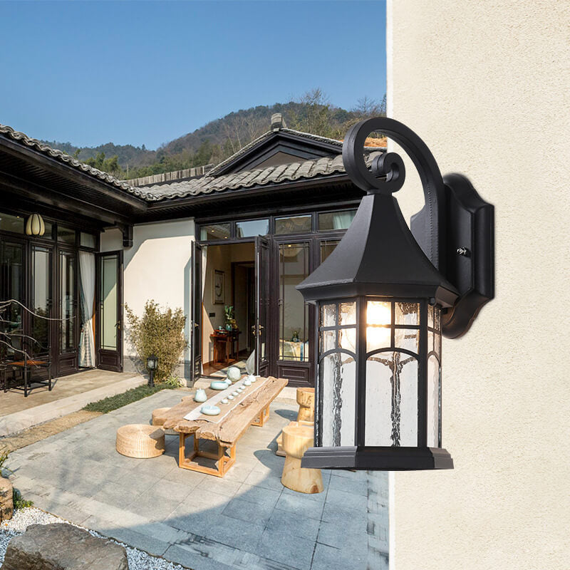 Lantern Glass Outdoor Light