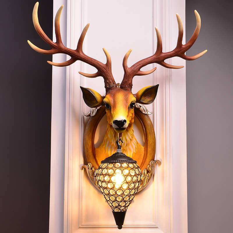 Antler Fruits Resin Wall Lamp