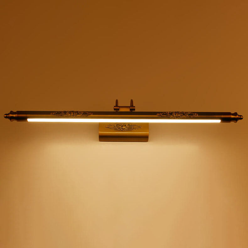 Carved Mirror Front Wall Lamp