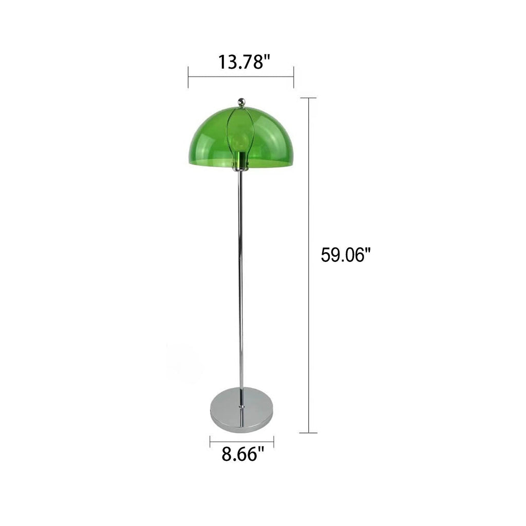 Creative Retro Acrylic Mushroom Floor Lamp