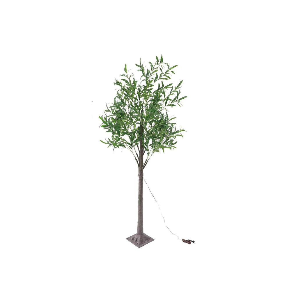 Olive Leaf Simulation Plants Floor Lamp