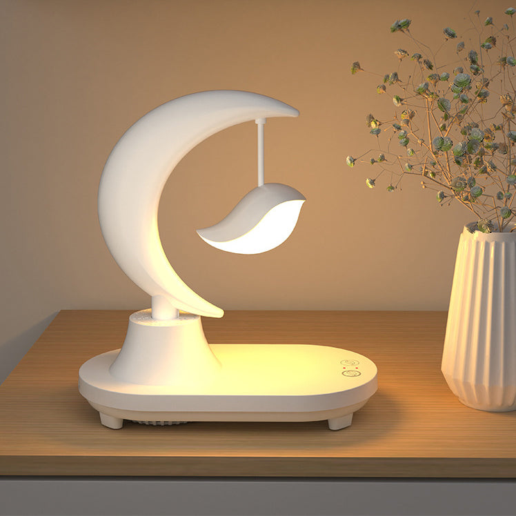 ABS Moon Shape Bluetooth Table Lamp