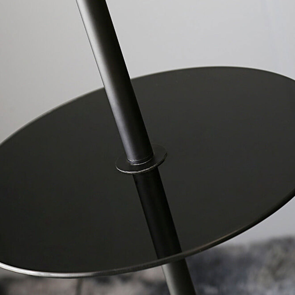 Linen Fabric Dome Iron Floor Lamp