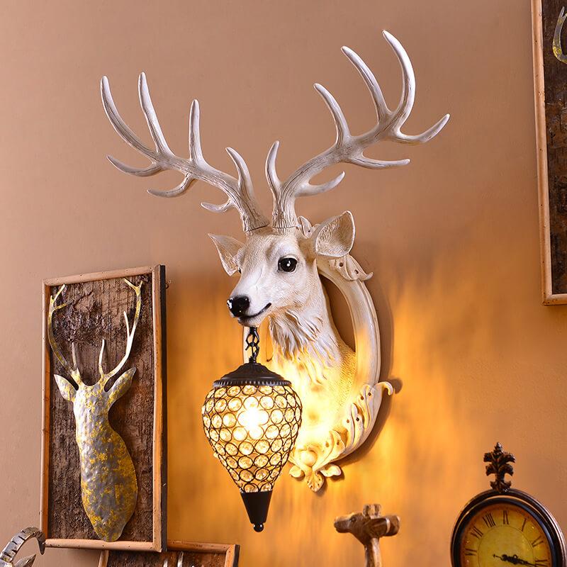 Antler Fruits Resin Wall Lamp