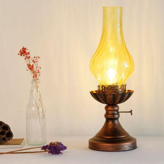 Antique Kerosene Oil Table Lamp