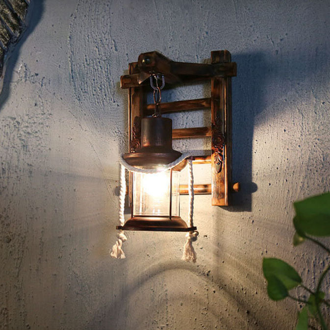 Kerosene Bamboo Weaving Outdoor Light