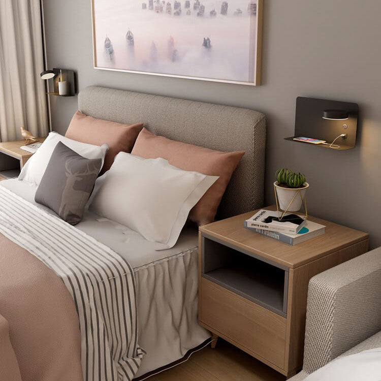 Iron Square Rechargeable Wall Lamp