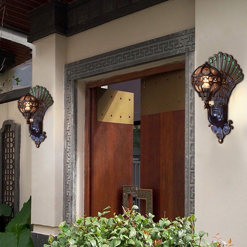 Peacock Outdoor Light