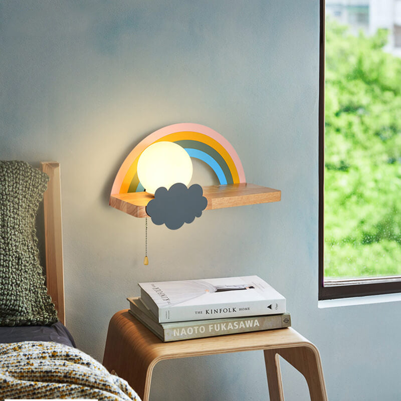 Cartoon Rainbow Wall Lamp