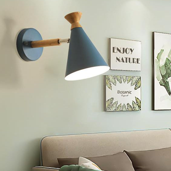 Bell Wood Wall Lamp