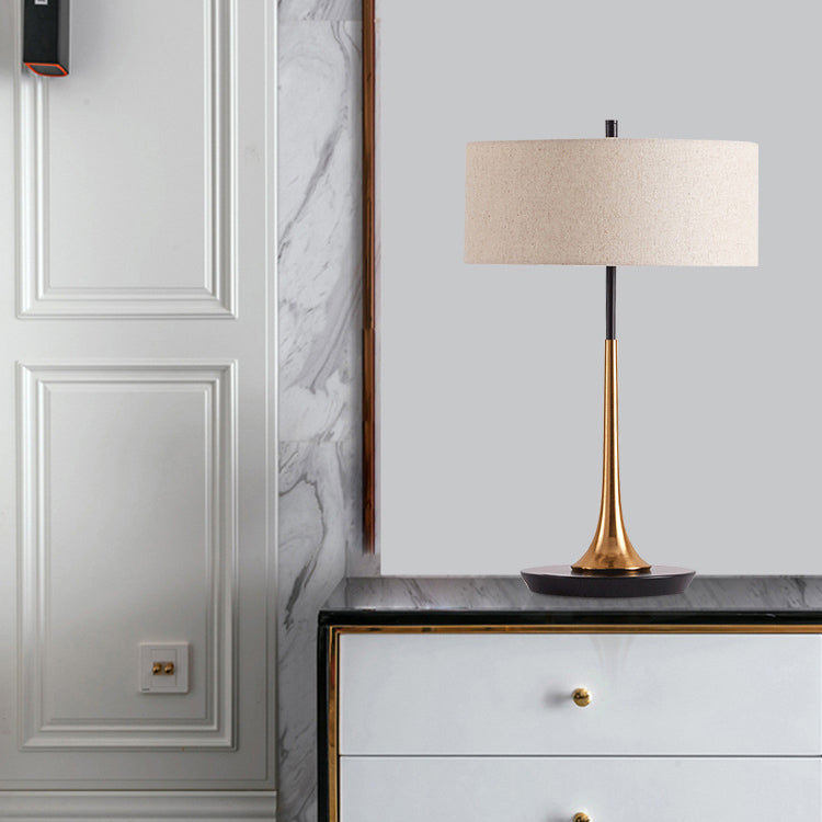 Column Fabric Table Lamp