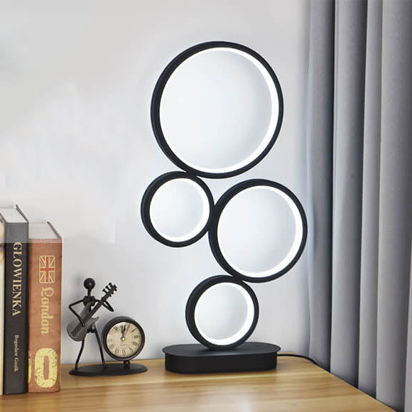 4-Circle Ring Table Lamp