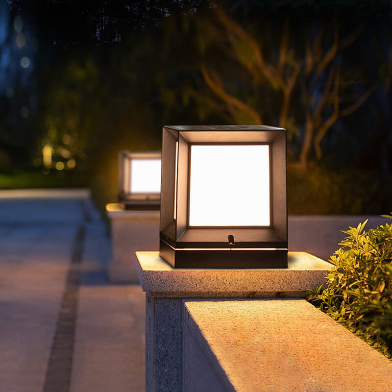 Simple Square Solar Waterproof Outdoor Light