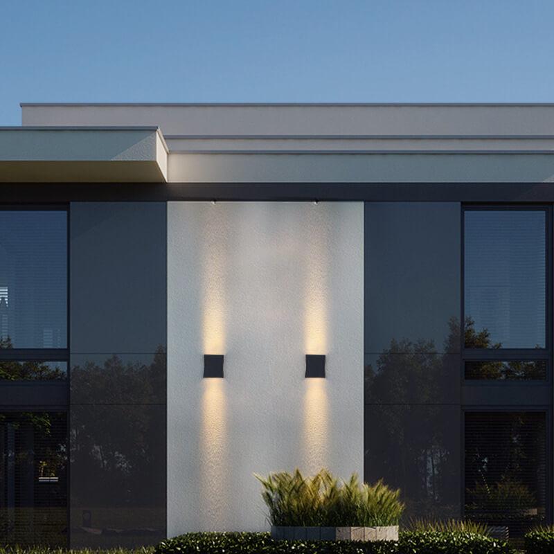 Square Aluminum Outdoor Light