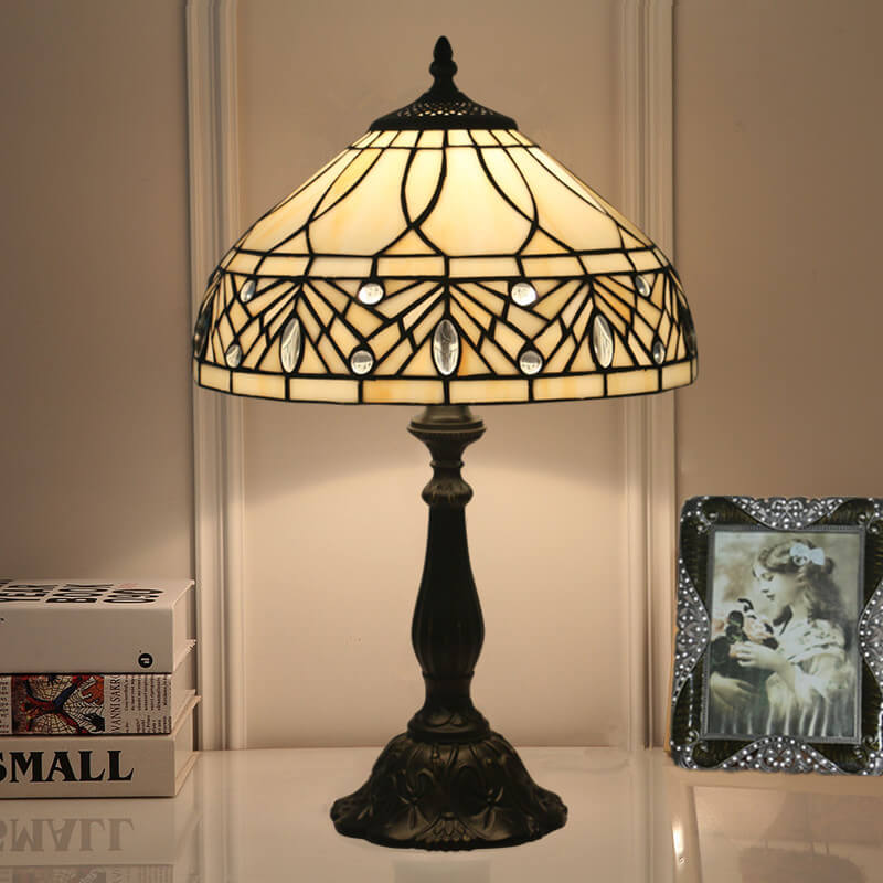Baroque Gemstone Glass Table Lamp