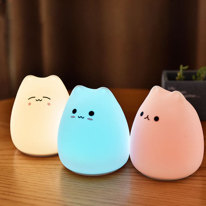 Cat Night Silicone Cat Table Lamp