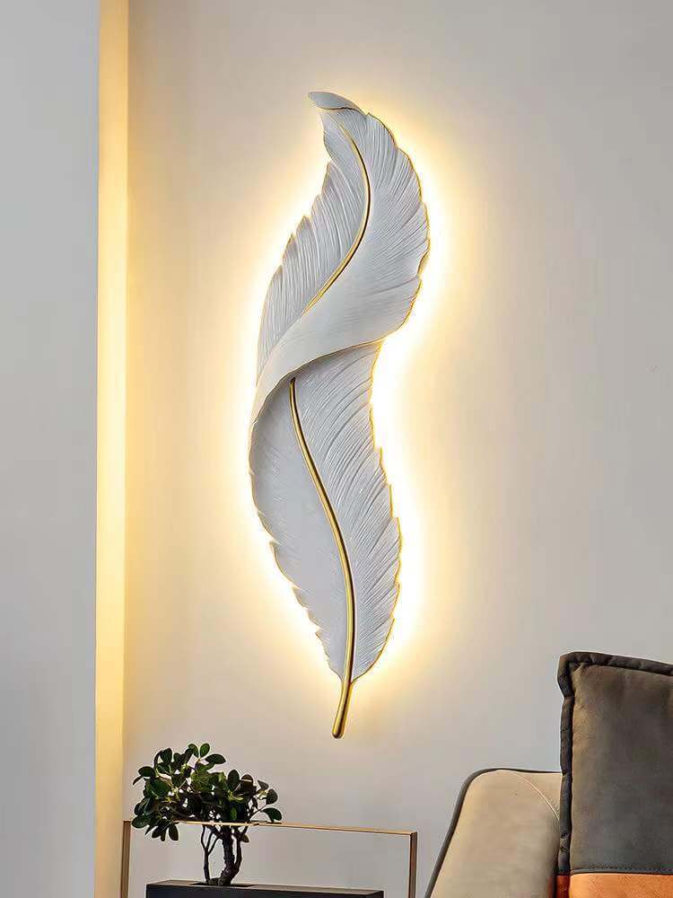Feather Wall Lamp