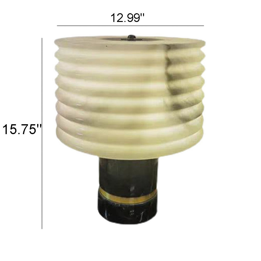 Marble Lantern Shape Table Lamp